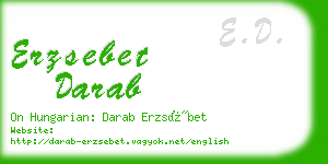 erzsebet darab business card